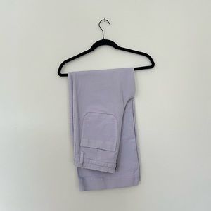 Madewell Emmett Wide Leg Crop in Lavender | Size 29 TALL